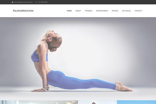 Balance theme site design template sample