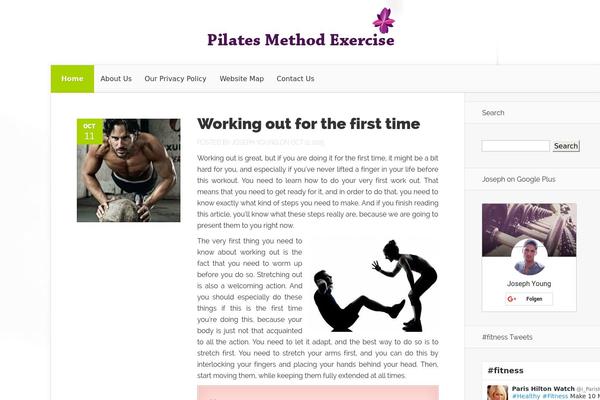 Site using Awesome Weather Widget plugin