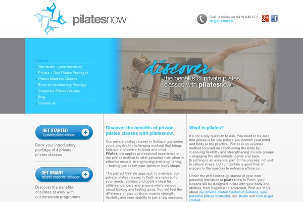 pilatesnow.com.au site used Spasaloon