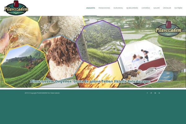 Enfold theme site design template sample