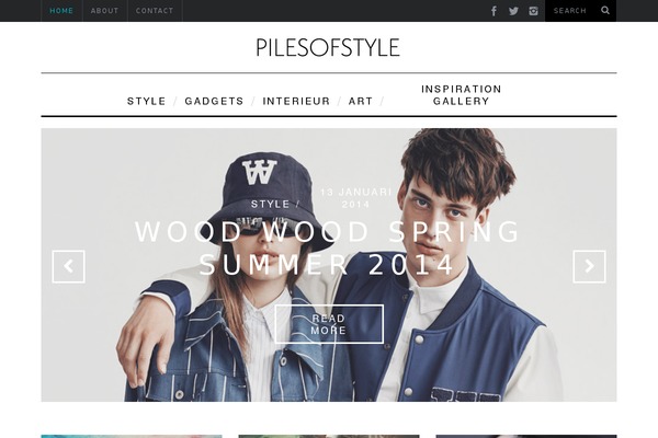 Simplemag theme site design template sample