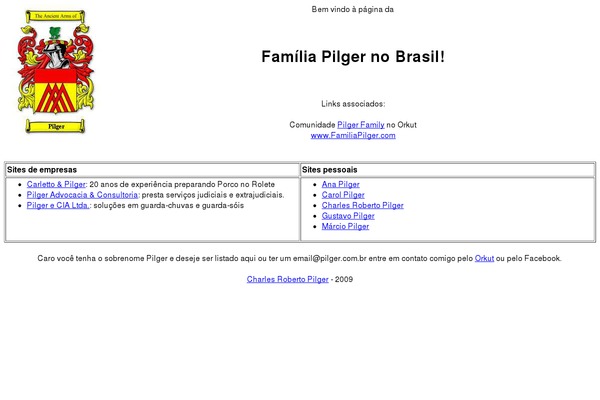 pilger.com.br site used mzx static