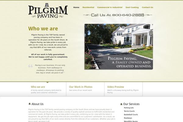 Biznizz theme site design template sample