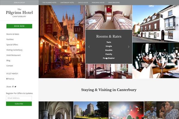 pilgrimshotel.com site used Think-framework