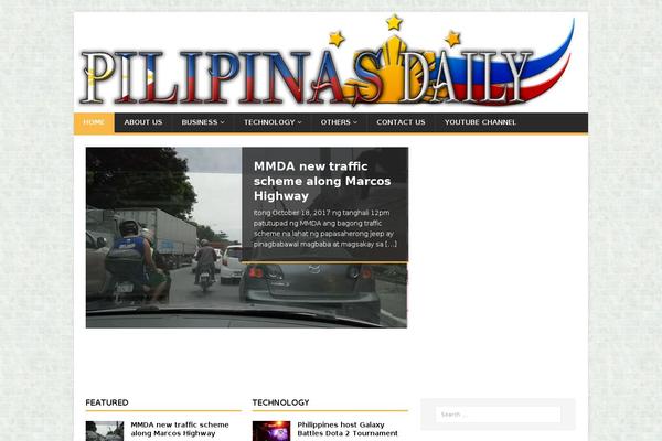 MH Magazine lite theme site design template sample