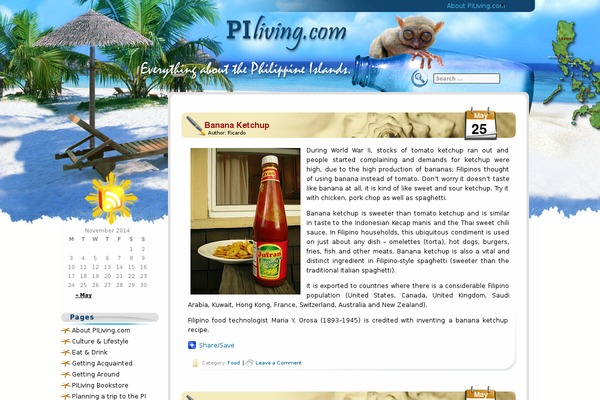 piliving.com site used Beach Holiday