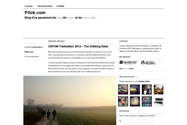 Modern Clix theme site design template sample
