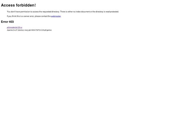 pilomaterial-29.ru site used Allweb