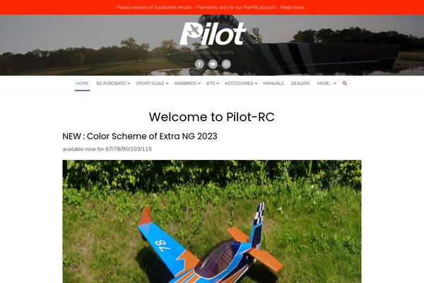 Type theme site design template sample