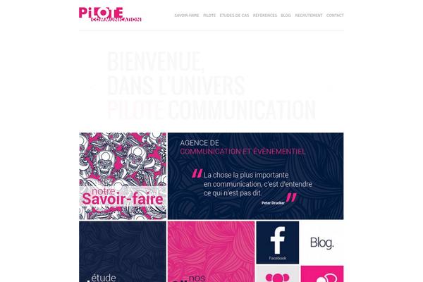 Cartel theme site design template sample