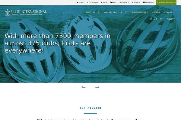Pilot theme site design template sample