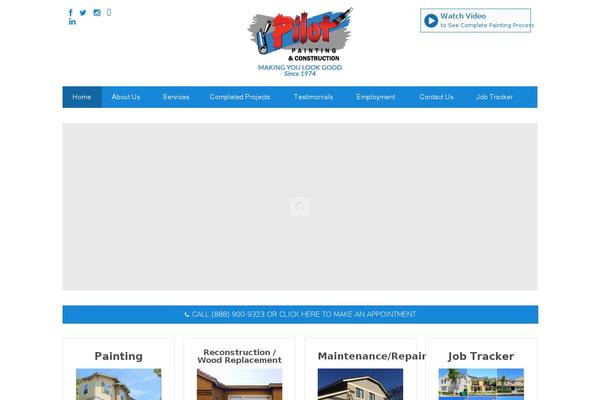 Lorencia theme site design template sample