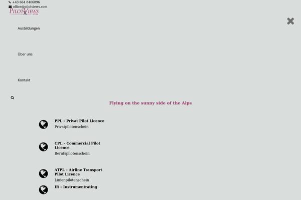 Impreza Child theme site design template sample