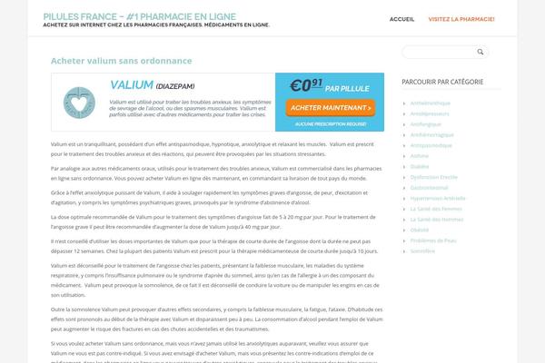 Savia theme site design template sample