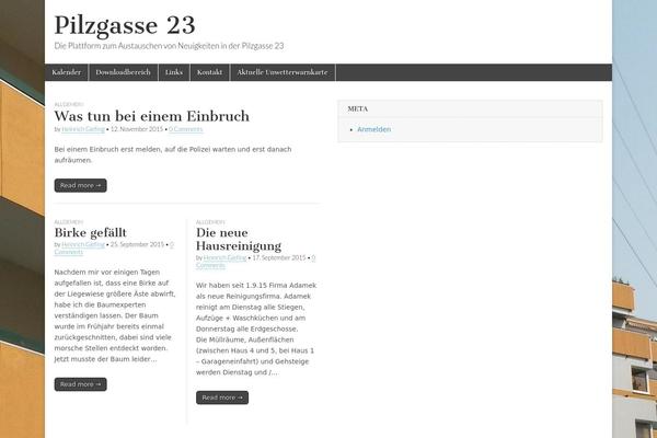 Magazine Basic theme site design template sample