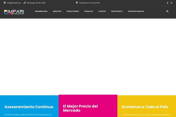 Site using Advance Portfolio Grid plugin