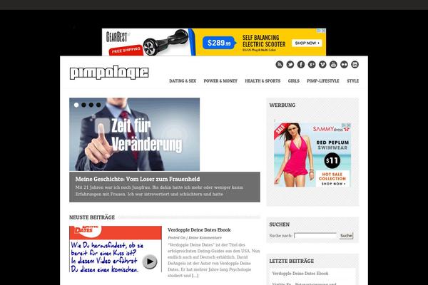 Backstreet theme site design template sample