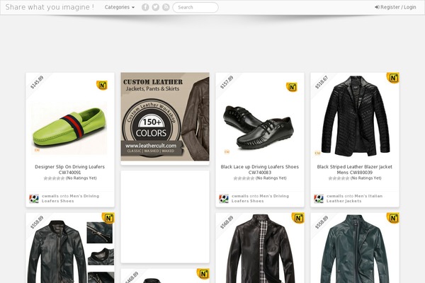Pinclone theme site design template sample