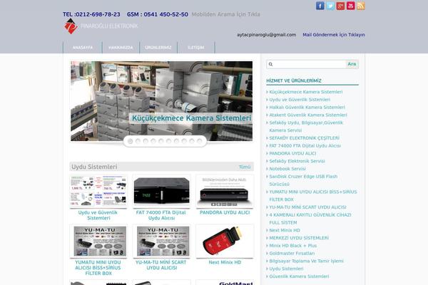 pinarogluelektronik.net site used Mercan_tema