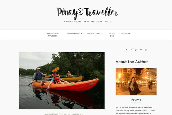 MinimalistBlogger theme site design template sample