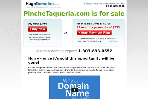 pinchetaqueria.com site used Core-1