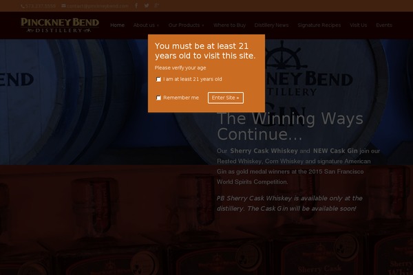 Site using Age Verify plugin