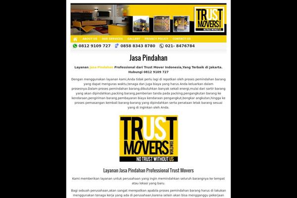 Toko Landing theme site design template sample