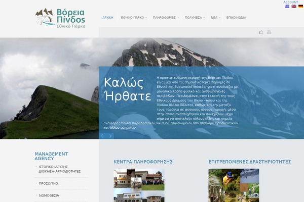 Novus theme site design template sample