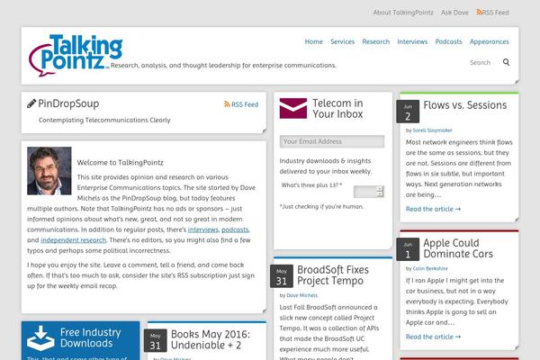 pindropsoup.com site used Tilez