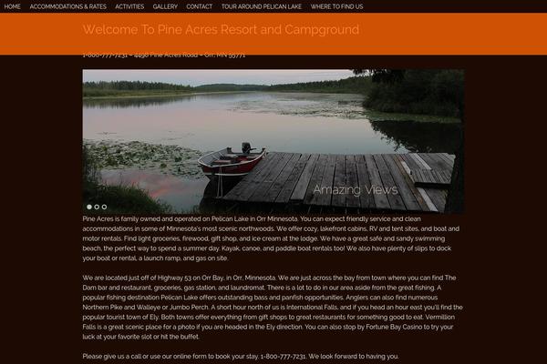 Thesis 1.8.5 theme site design template sample