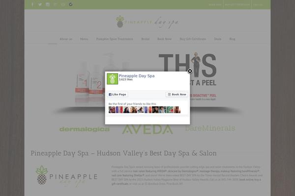 Site using Facebook Page Promoter Lightbox plugin
