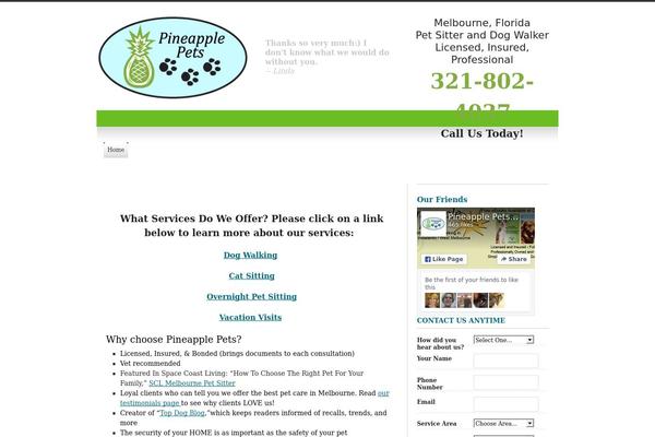 Site using Appointments plugin