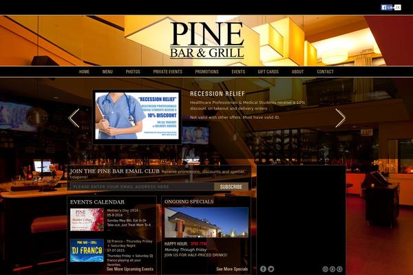 pinebargrill.com site used Pine