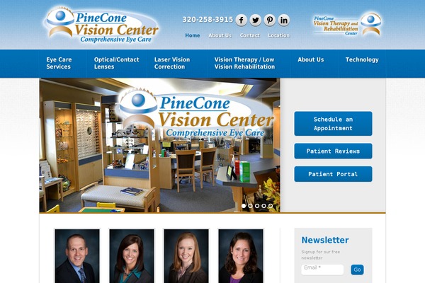 PineCone theme websites examples