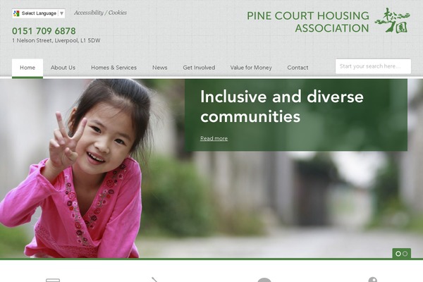 Pine theme site design template sample