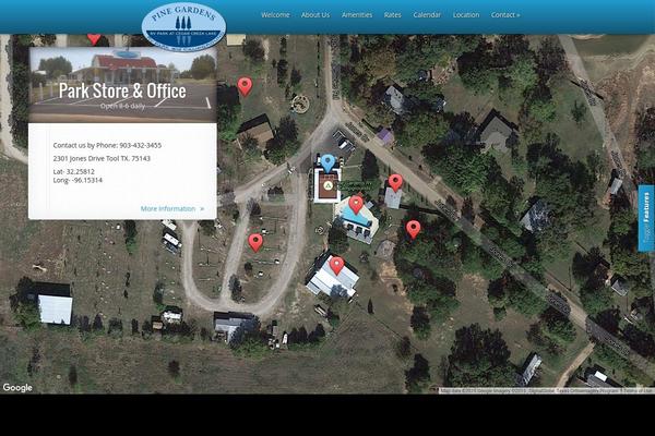 Explorable theme site design template sample