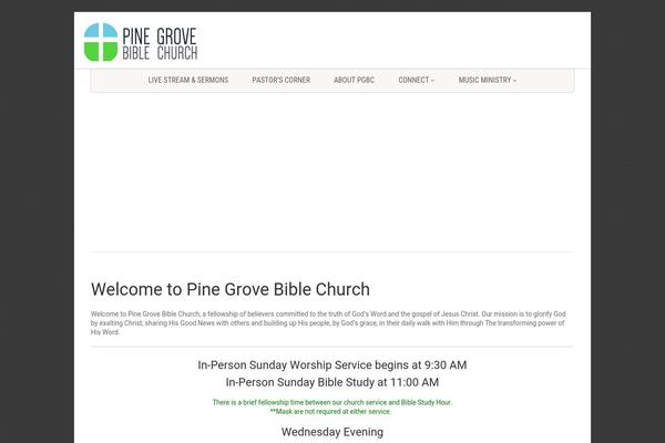 NativeChurch theme site design template sample
