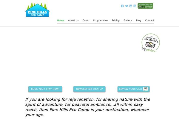 pinehillsecocamp.com site used Pinehills