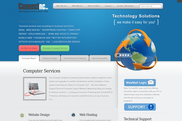 Site using Ocean-social-sharing plugin
