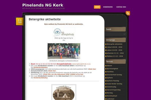 Choco theme site design template sample