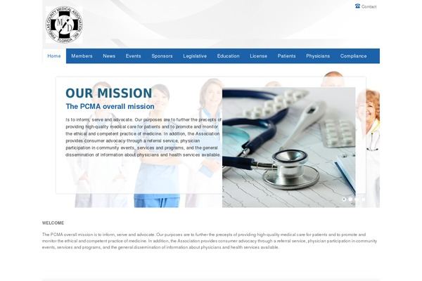 Welcare theme site design template sample