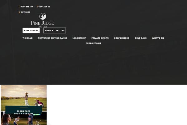 pineridgegolf.co.uk site used Crowngolf