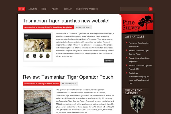 Alterna-child theme site design template sample