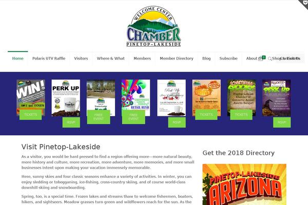 Cabin theme site design template sample