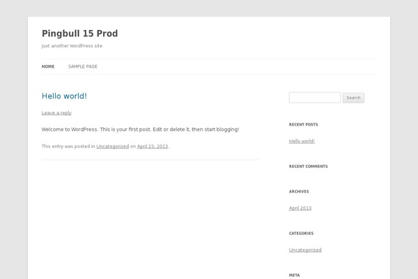 pingbull-splash theme websites examples