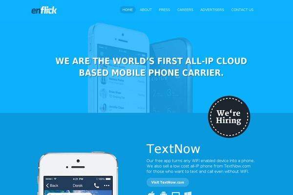 pingchat.com site used Enflick