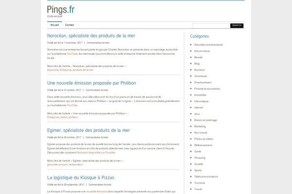 MiniBuzz 3 theme site design template sample