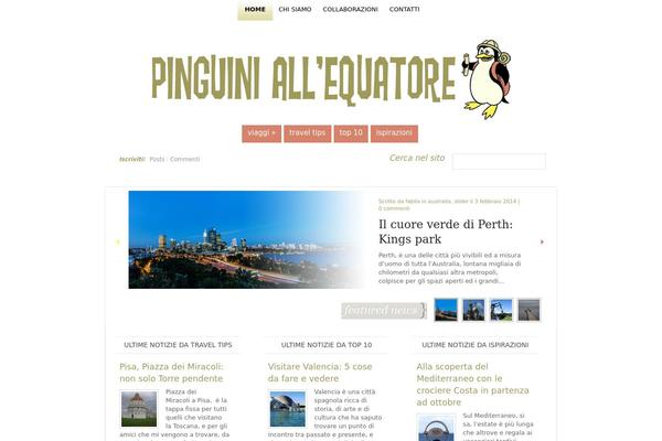 eNews theme site design template sample