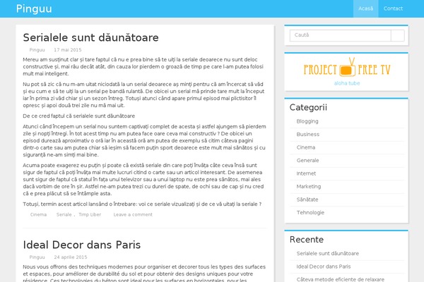 NewsPaper theme site design template sample