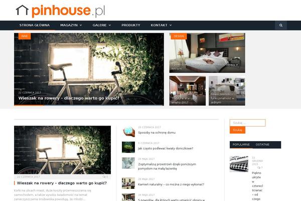 SmartMag Child theme site design template sample